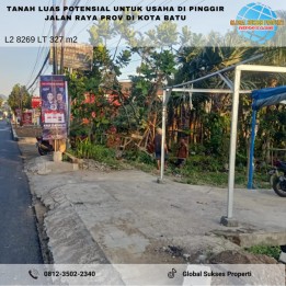 Tanah Pinggir Jalan Raya Prov Lokasi Potensial
