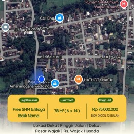 Tanah dijual di malang Wajak
