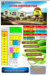 Tanah kavling murah harga promo di Kedungrejo