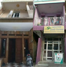 Dijual 2 unit, 1 Rumah Minimalis 1 Rumah Toko