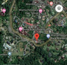 Dijual Villa di Jl. Raya Puncak, Cipanas, Cianjur, Puncak, Jawa Barat
