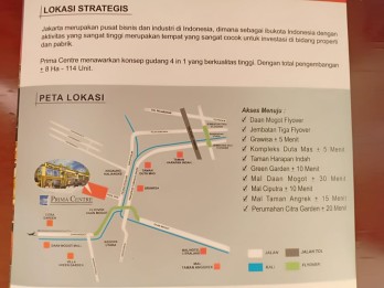 Gudang Jakarta Barat, Daan Mogot, Kedaung, Kali Angke - PERGUDANGAN PRIMA C