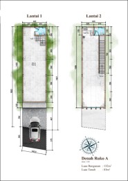 Ruko modern Neo magazi 2 lantai di Beji Kota batu