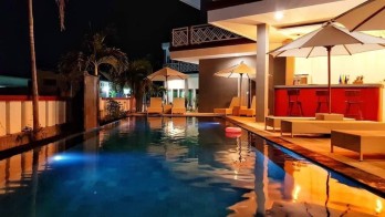 Sewa hotel strategis plus kolam renang di gili Trawangan NTB