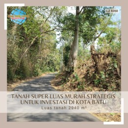 Tanah poros jalan dekat wisata jatimpark 3 Kota Batu