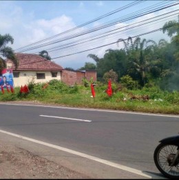 Tanah poros jalan luas dan strategis di Donowarih Karangploso