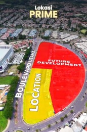 Dijual Kavling Komersial North Square District di Jl. Boulevard Kota Wisata