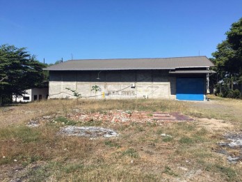 Gudang Eks Pabrik Mojosari Lebaksono Mojokerto Akses Kontainer 40ft