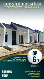 RUMAH SUBSIDI PREMIUM 166 JUTAAN DEKAT EXIT TOL MALANG