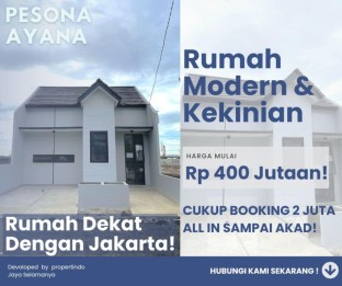 Rumah Baru Di Pesona Ayana Beli Rumah Tanpa Dp