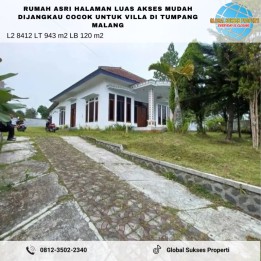 Rumah Besar Halaman Luas Murah Strategis di Tumpang Malang