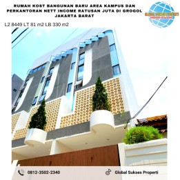 Rumah Kost Mewah Income Menjanjikan Full Huni Dan