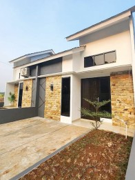 Rumah Modern Minimalis Strategis 200 Jutaan Free Canopy di EL BANNA CITY Ma