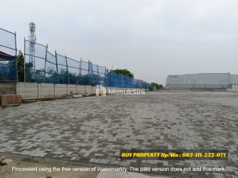 Dijual Tanah di Cakung Cilincing Luas 1.5 Ha Full Paving Blok Ada Kantor