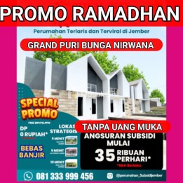 Perumahan Jember Subsidi Terlaris Viral Grand Puri Bunga Nirwana Kampus