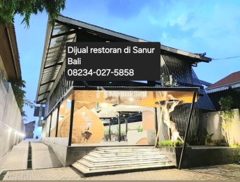 Restoran lengkap dengan perabot di Sanur Bali