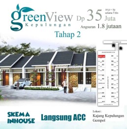 RUMAH BARU SIAP HUNI! GREEN VIEW KEPULUNGAN