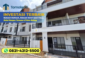 BISA DIANGSUR 0821-4212-5500 Jual Rumah Kost Murah di Malang, Langsung Pemi