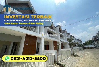 Jual Rumah Kost Murah dan Rumah Hunian Lokasi Strategis di Kota Malang