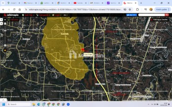 DIJUAL TANAH 1611 M2 JL.NANGKA, PASIRPUTIH, SAWANGAN, DEPOK.
