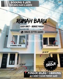 RUMAH SIAP HUNI FREE SEMUA BIAYA ALL IN DEKAT