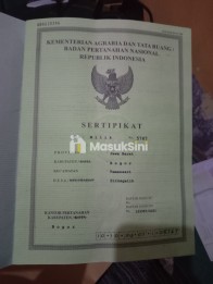 tanah datar 93m SHM padat penduduk