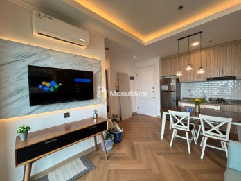Dijual apartemen City Home MOI mewah cantik 2BR furnished