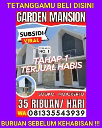 Perumahan Mojokerto Terlaris Viral Garden Mansion Dekat Alun-Alun Mojokerto