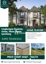 RUMAH DI PUSAT KOTA SEMARANG BERKONSEP AMERICAN MEDITERAN