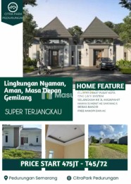 RUMAH DI PUSAT KOTA SEMARANG BERKONSEP AMERICAN MEDITERAN