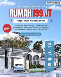 RUMAH MURAH DP 1 JUTA SUDAH FREE ALL BIAYA BIAYA