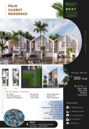 Rumah Hanya 5 Menit Dari Stasiun Cilebut 2lantai Murah Cuma 500Jtan