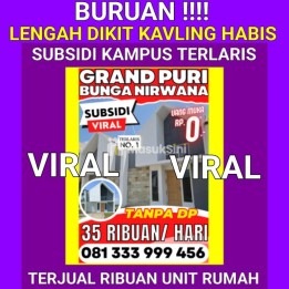 Rumah Jember Subsidi Terlaris Viral Grand Puri Bunga Nirwana Kampus