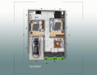 Rumah Modern Lubang Buaya Jakarta Timur