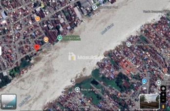 Tanah Di Jual Lahan Strategis Asri Tepi Sungai