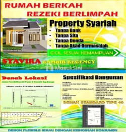 rumah syariah tanpa bank cicil kedeveloper