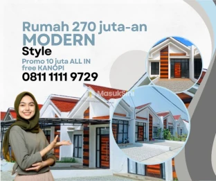 10 Juta Langsung Punya Rumah?! Free kanopi cicilan flat arguna sindangpanon