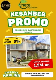 Cinere Park View Perumahan di Depok Dekat Toll Desari Tanpa Dp Cukup 3Jt Al