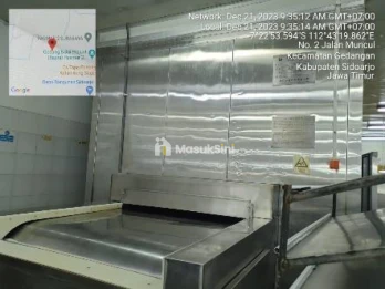 Dijual Pabrik di Muncul Industri II, Sidoarjo