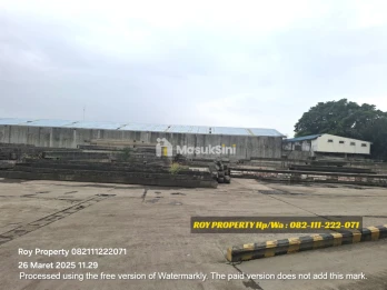 Dijual Tanah di Jalan Raya Cakung Cilincing 4 Ha Open Yard Full Cor Beton
