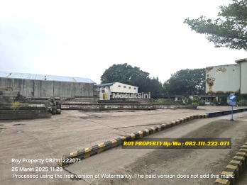Dijual Tanah di Jalan Raya Cakung Cilincing 4 Ha Open Yard Full Cor Beton
