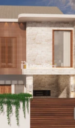 Disewakan Jangka Panjang Off Plan Villa Hadap Utara 2 Lantai 3 Kamar Kesamb