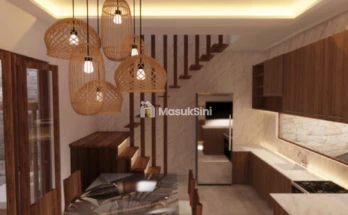 Disewakan Jangka Panjang Off Plan Villa Hadap Utara 2 Lantai 3 Kamar Kesamb