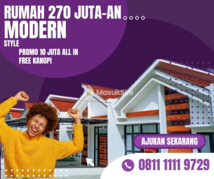 Ga Punya Rumah? Nih Solusinya!free kanopi cicilan flat arguna sindangpanon