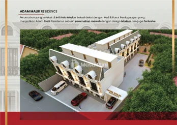 Jual Rumah Baru Inti Kota Komplek Adam Malik Residence Jalan Sekata