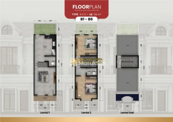 Jual Villa Baru Komplek Adam Malik Residence Jalan Sekata - Medan