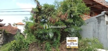 Kontrak Jangka Panjang Min 10 Tahun Tanah Hadap Barat Laut 350m2 Beraban Ke