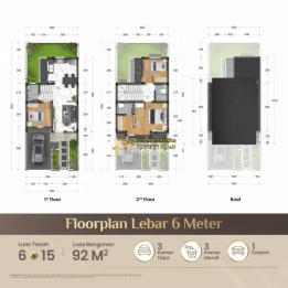 NEW PROJECT!! VILLA BARU SIAP HUNI KOMPLEK IMPERIAL GARDEN - SETIA BUDI