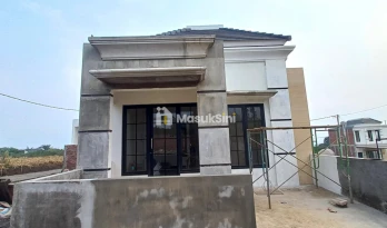 RUMAH 1 LANTAI KONSEP VILLA DI KARANGPLOSO