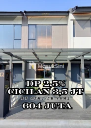RUMAH MODERN 600 JUTAAN! Cicilan Mulai 3 Jutaan! Lokasi Diapit 3 Tol